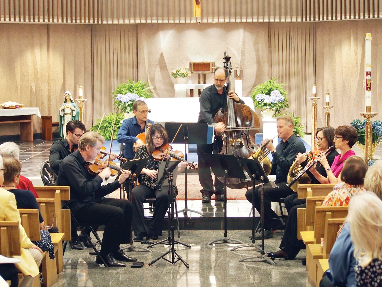 Chamber ensemble performs in Music on the Hill's 2019 festival.